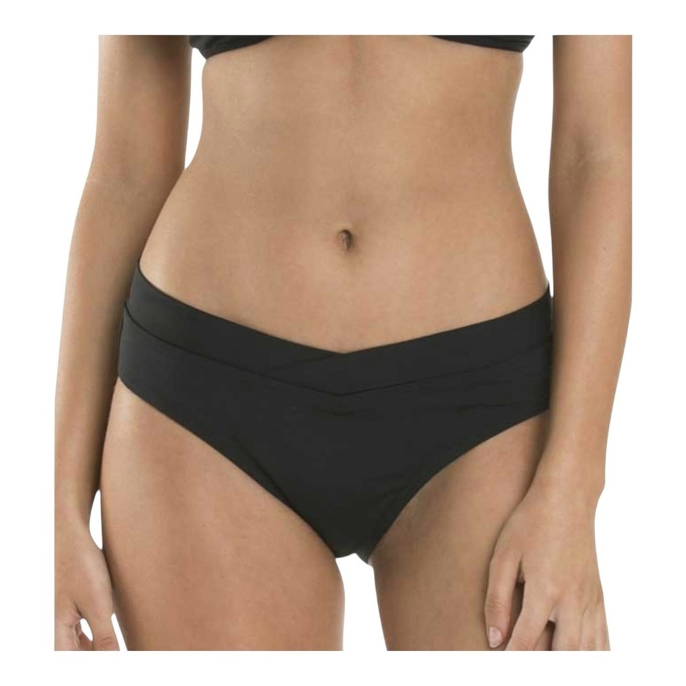 Jets Jetset Banded Regular Swim Bottom in black NWT